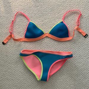 Triangl Multi Colored Bikini (size small)